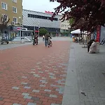 на центъра на до фонтаните